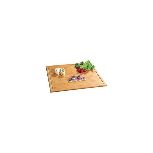 Skärbräda - 56 x 50 x 3 cm - Bambu