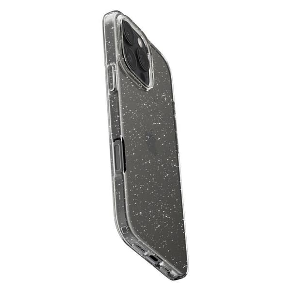 Spigen Liquid Crystal Glitter Cover til iPhone 16 Pro - Crystal Quartz