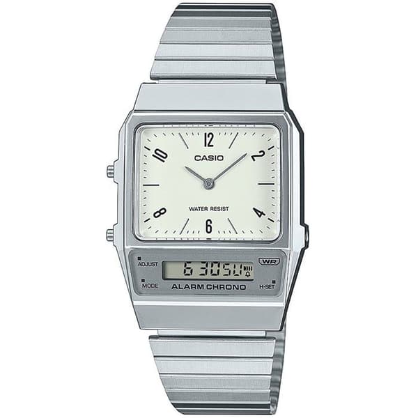 Ur - CASIO - AQ - Unisex - Hvid - Kvarts - Digital