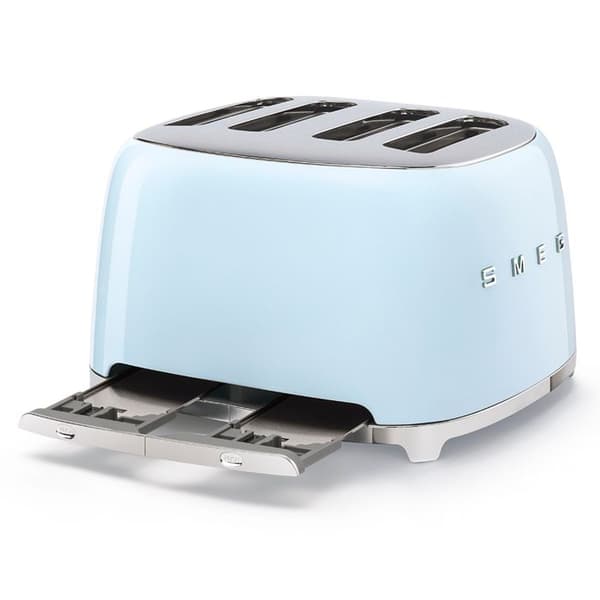 SMEG Toaster 4 skiver 50s - 2000W Blå TSF03PBEU