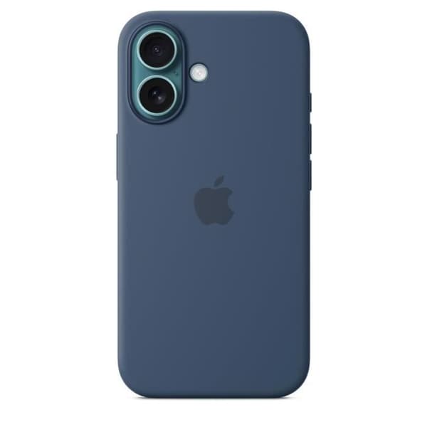 APPLE iPhone 16 - Silikonetui med MagSafe - Denim