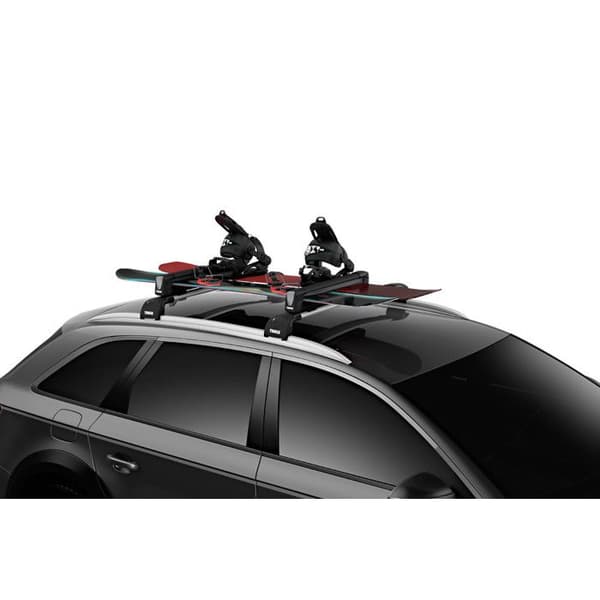 Skiholder - Thule - SnowPack M - Sort - Aluminium - 4 par ski