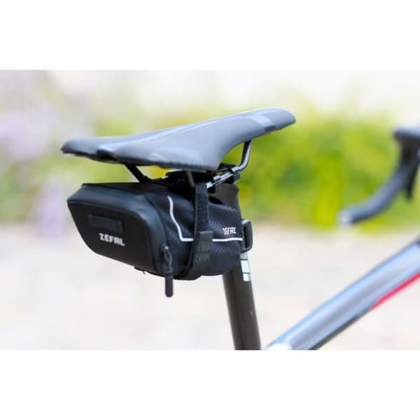 Saddeltaske til cykel - ZEFAL - Z Light Pack L - Sort - Velcro fastgøringssystem - 1.4L