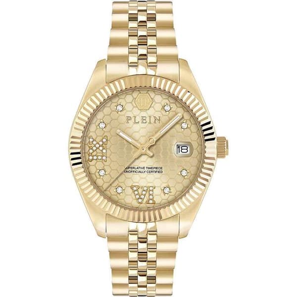 Klocka - Stål, Metall Guld - Philipp Plein - PWYFA0425