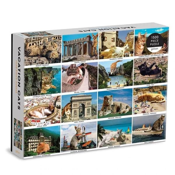 Puzzle med 1500 brikker: Katteferie