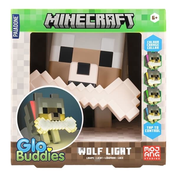 Lampe - PALADONE - Minecraft Wolf Globudies - Multifarvet - LED - Moderne Design