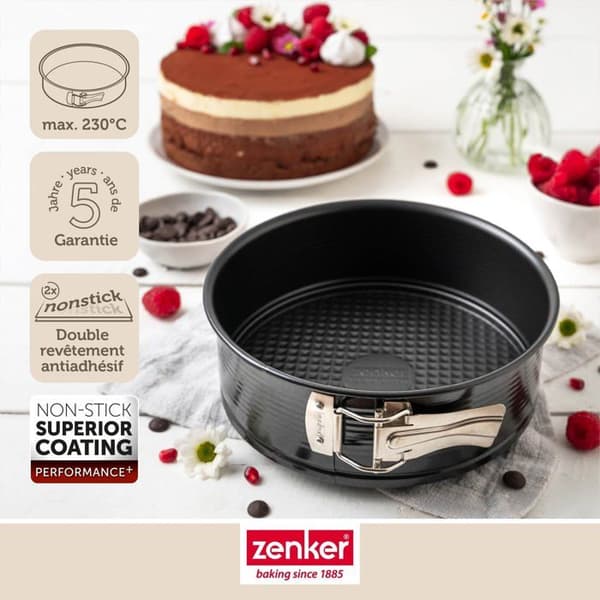 Lös form med fällbara kanter 20 cm Zenker PerfectBack+