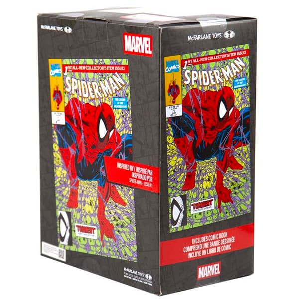 Figurin - McFarlane - Spider-Man - 30 cm - Limited edition - Sort dragt (Chase)