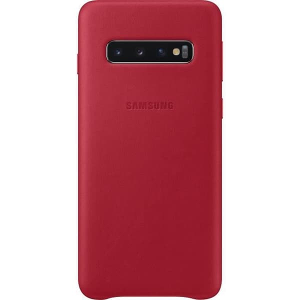 Samsung Lædercover S10 - Bordeaux rød