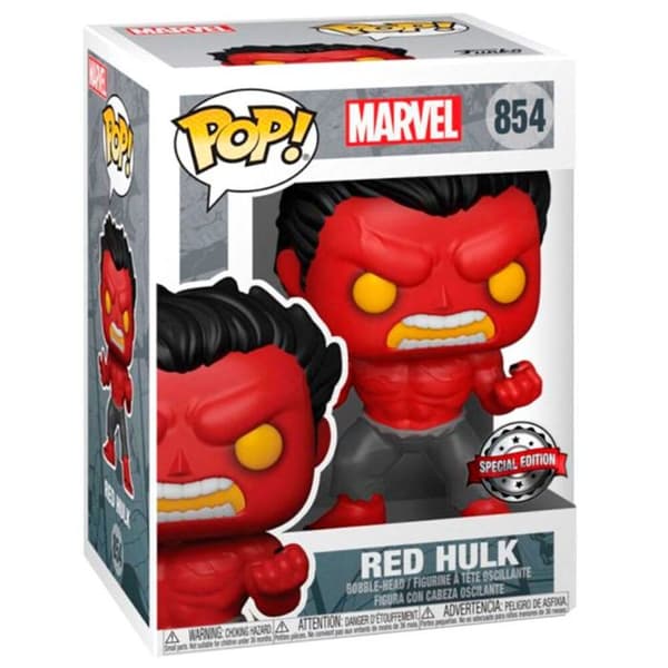 Figurine Funko POP Marvel Rød Hulk Eksklusiv
