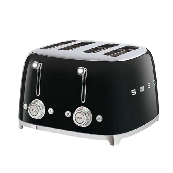 Grill-pande SMEG 4 skiver - 1950'erne - Sort - 2000W