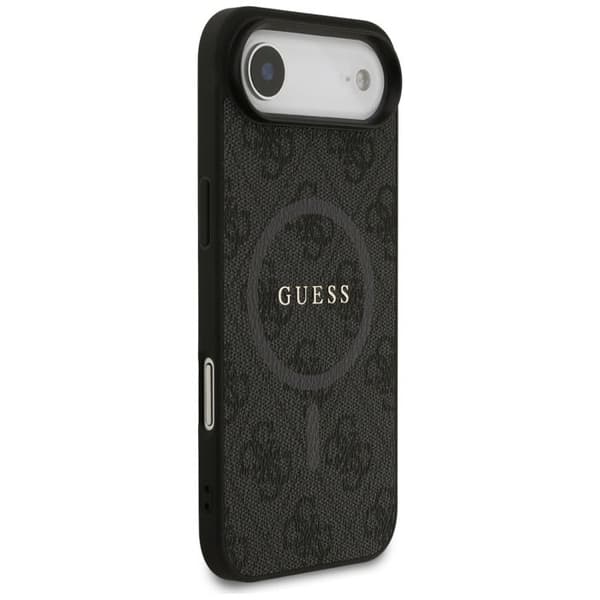 Coque Guess 4G Ring Classic Logo MagSafe til iPhone Air - Sort