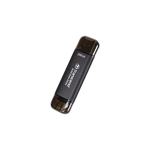 TRANSCEND 256GB EKSTERN SSD ESD310C USB 10GBPS TS256GESD310C