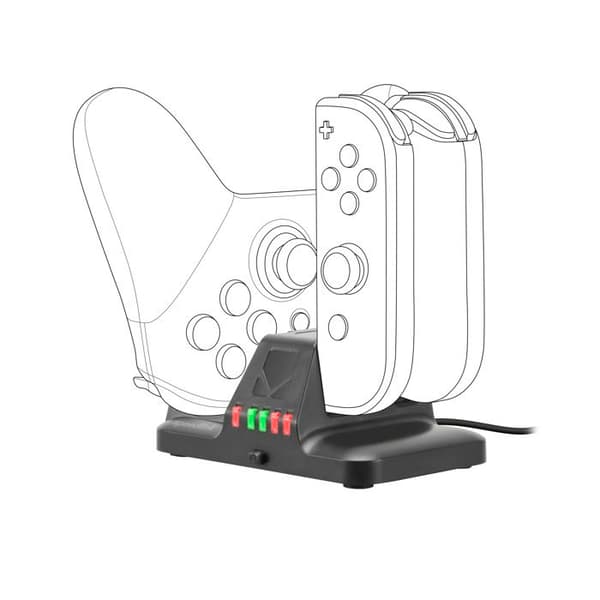 Speedlink QUAD Multi-Charger ladestation til Nintendo Switch