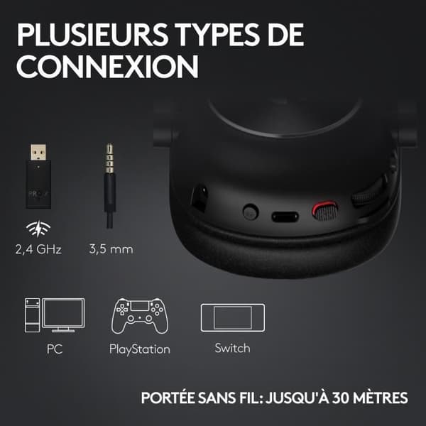 Spelkåpa - Trådlös - Logitech G - Lightspeed - Rosa