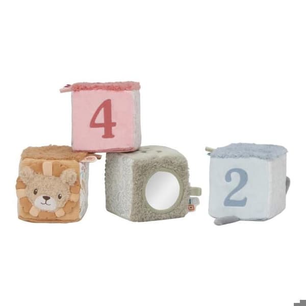 LITTLE DUTCH - Set med 4 mjuka kuber