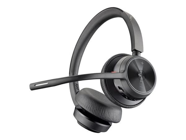Headset - Bluetooth - trådløst, kablet - USB-A, USB-A via Bluetooth-adapter - HP Inc. - Poly Voyager 4320-M - Headset