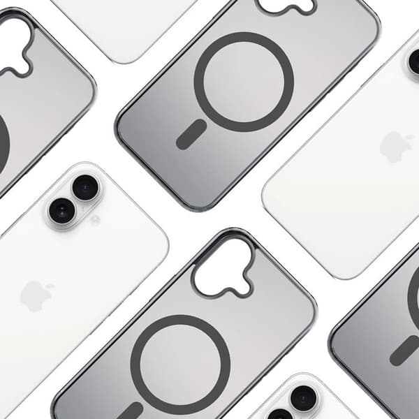 3MK Frosty MagCase til iPhone 17 — Sort, Mat, MagSafe, TPU+PC