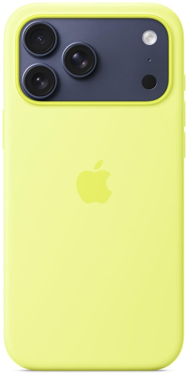 APPLE iPhone 17 Pro Max - Silikonskal med MagSafe - Neon Gul