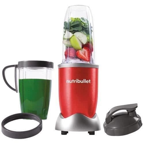 Mini-blender - NUTRIBULLET - Pro 900+ - 900W - 2 muggar + 2 lock + ring - Röd