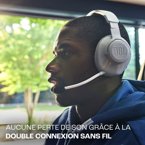 Trådløst gaming headset - JBL - Quantum 360 - sort - Bluetooth - batterilevetid 22 t