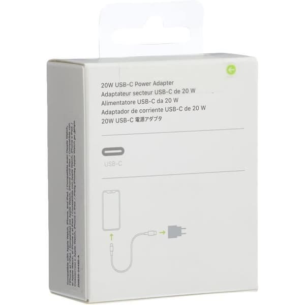 Apple 20W USB-C strømadapter - MHJE3ZM/A