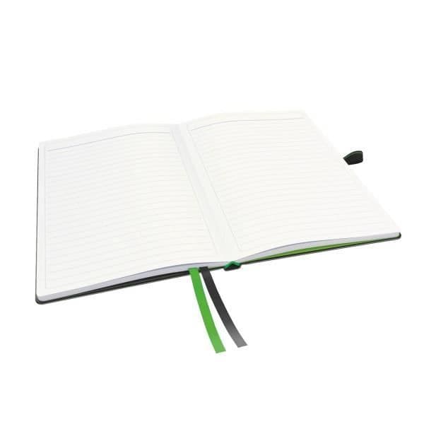 Cahier A5 - LEITZ - Fuld - Sort - 80 Ark - Linjeret Papir