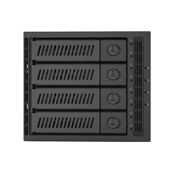 Lukker til bakkestik - Chieftec - CMR-3141SAS - Sort - 12 Gbit/s - 1 ventilator