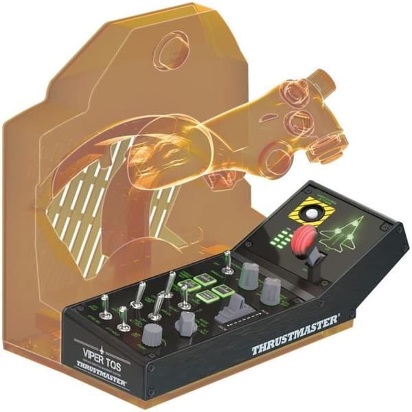 Cockpit kontrolpanel - THRUSTMASTER - Viper Panel - Sort - USB - PC - Gamepad