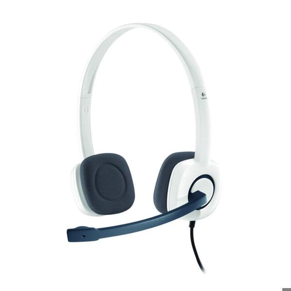 Stereo headset - LOGITECH - H150 - Hvid - Kablet - Støjreducerende