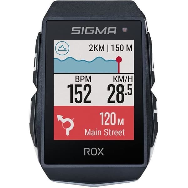 Cykelcomputer - Sigma - ROX 11.1 EVO - 1000 mAh - 162 funktioner - Sort