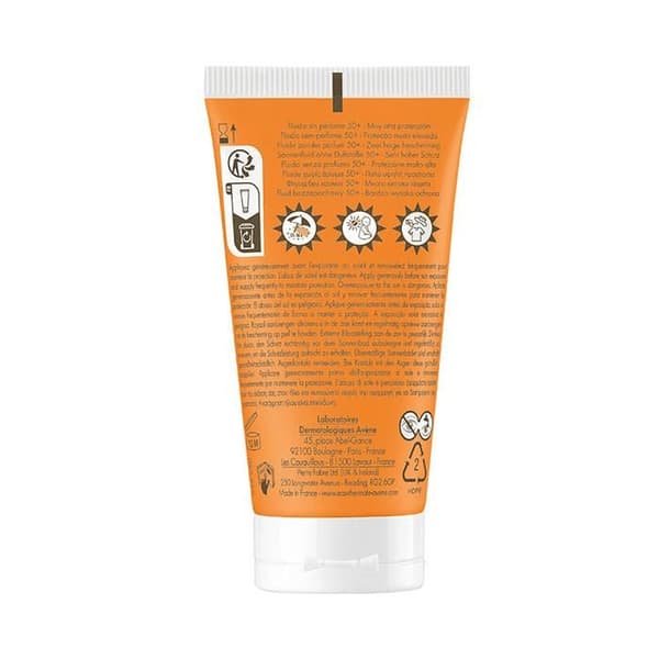 AVENE - Solcreme til ansigtet SPF 50+ uden parfume 50 ml