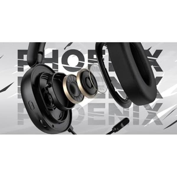 Gaming Headset - HATOR - Phoenix 2 Wireless - ANC/ENC - Spatial ljud - 45h batteritid