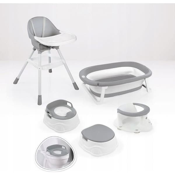 Ensemble - Dolu baby set 6 i 1 grå