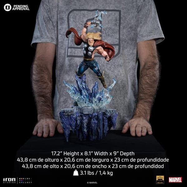 Iron Studios - Deluxe BDS Art Scale 1/10 - Marvel - Thor "Infinity Gauntlet" Staty 44cm