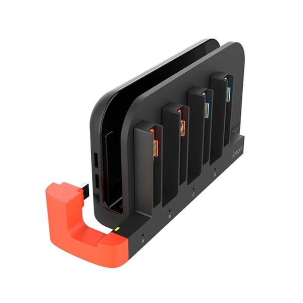 4-i-1 Opladestation Model SW2185 til Nintendo Joy-Con Switch 2 Ipega Sort