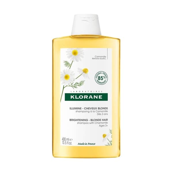 KLORANE - Kamille shampoo renser og lysner 400 ml
