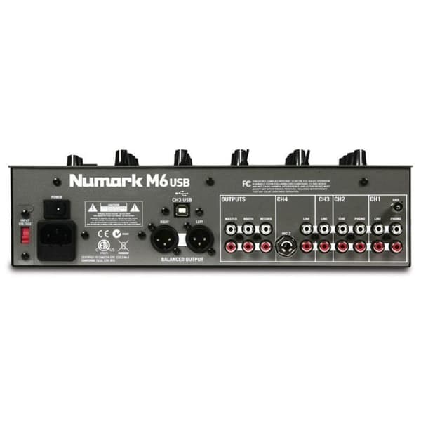 Numark M6USB - 4-kanals mixer med USB