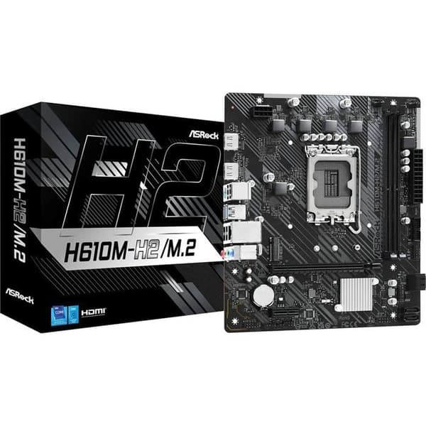 Motherboard - ASROCK - H610M-H2/M.2 - Micro ATX - DDR4 - Socket LGA 1700