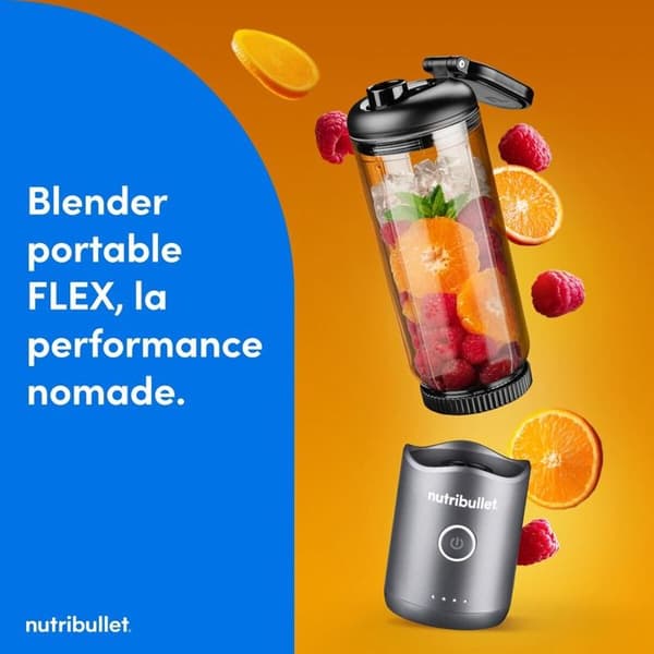 Blender Nutribullet FLEX bærbar - Grå NBP013GM