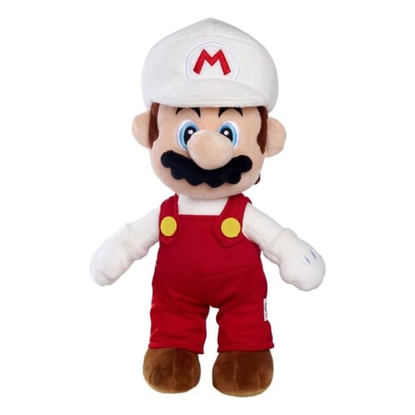 Simba - Super Mario - Fire Mario Plysdyr 30 cm