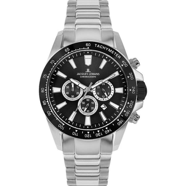 Herrklocka Jacques Lemans 1-2140E, Kvarts, 48mm, 10ATM