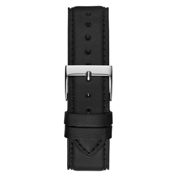 Guess Crescent Herreur Stål Sort Læder GW0628G1