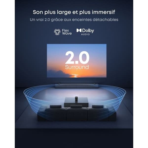 Anker Soundcore Nebula P1 Grå Projektor