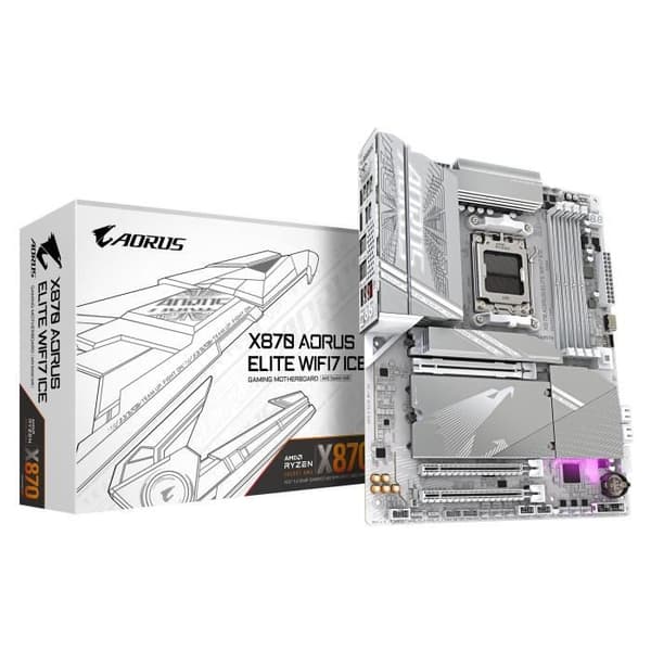 Bundkort - GIGABYTE - X870 A ELITE WF7 ICE