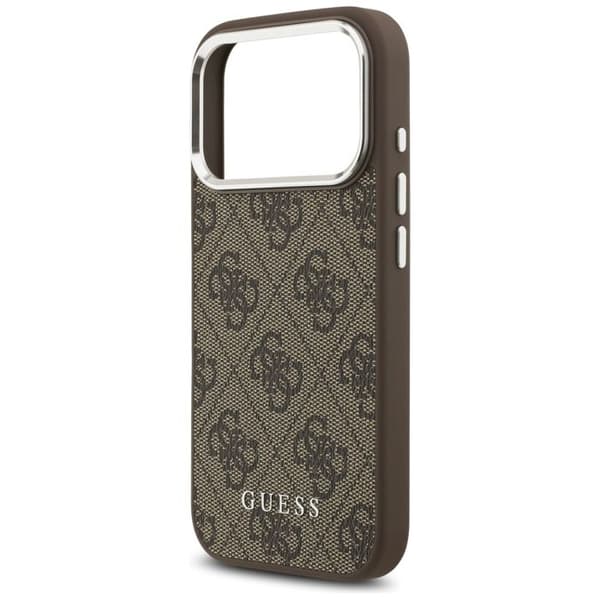 Coque Guess Hardcase 4G Classic Logo MagSafe til iPhone 17 Pro Max - Brun