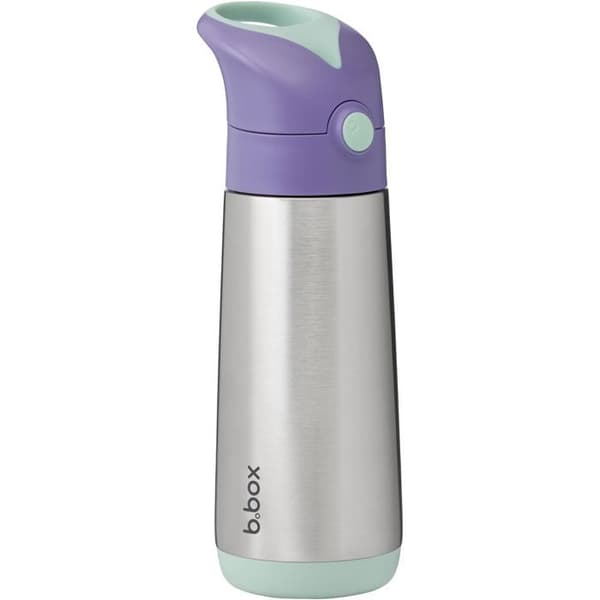 B.Box termos med sugrör 500 ml lila pop