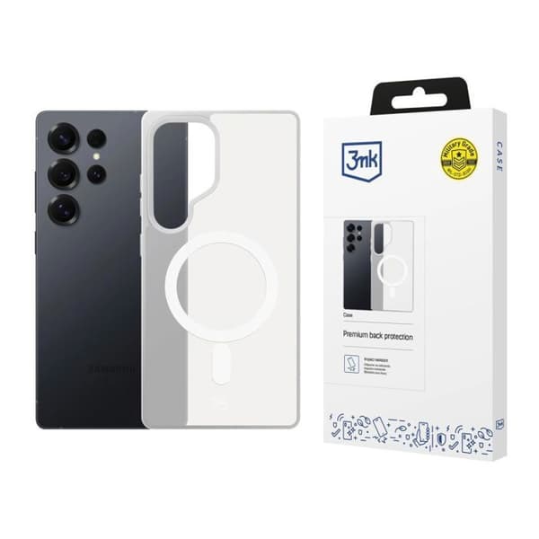 3MK Smoke MagCase Telefoncover Hvid/Translucent