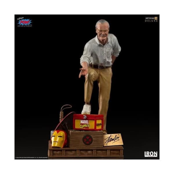 Statuett - IRON STUDIOS - Stan Lee - 1/10 Deluxe Art Scale - Plast - Resin - Nutida