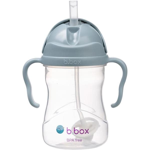Barnkopp - B.BOX - Mug med sugrör - Ergonomisk - Volym 240 ml - Blå
